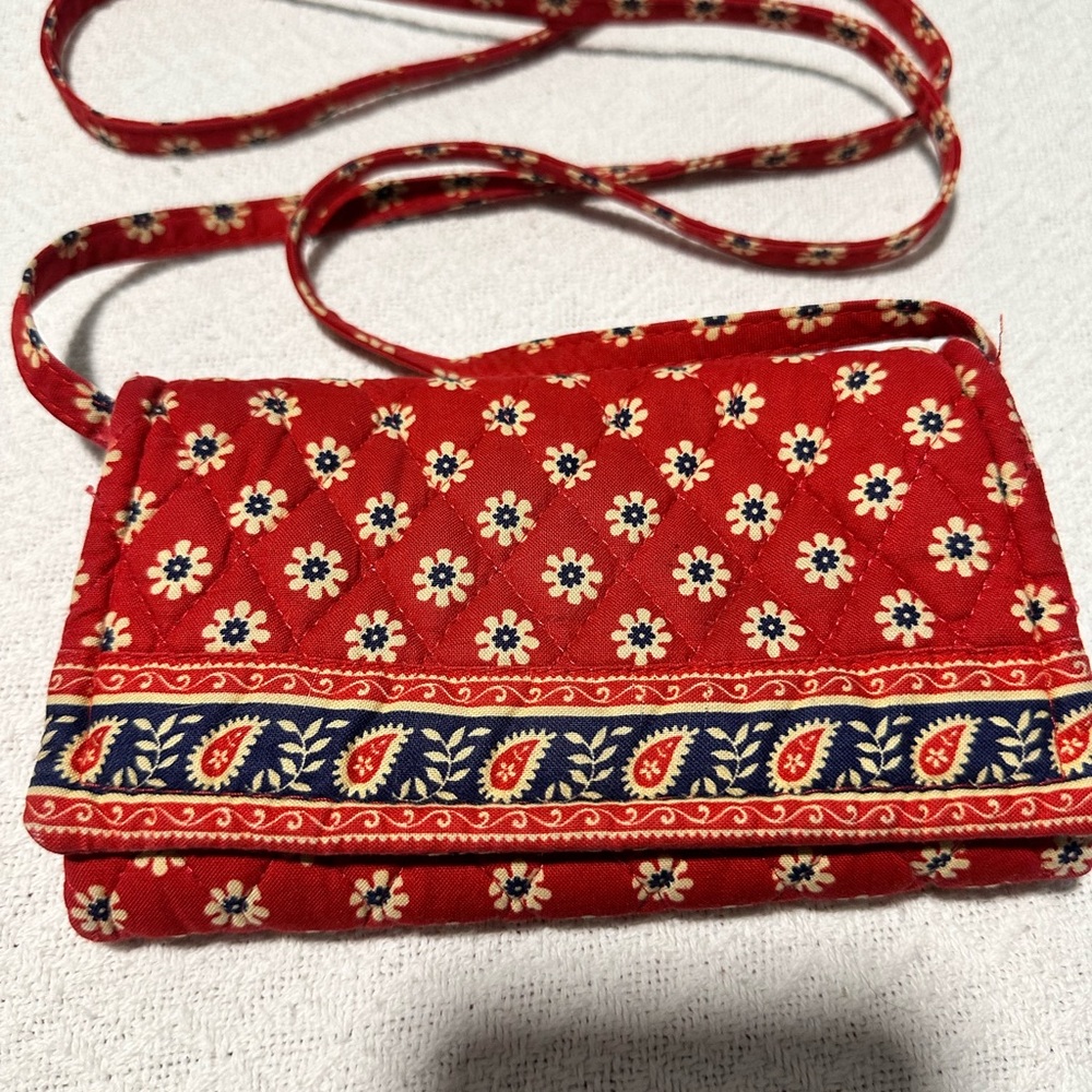 Vera Bradley crossbody wallet